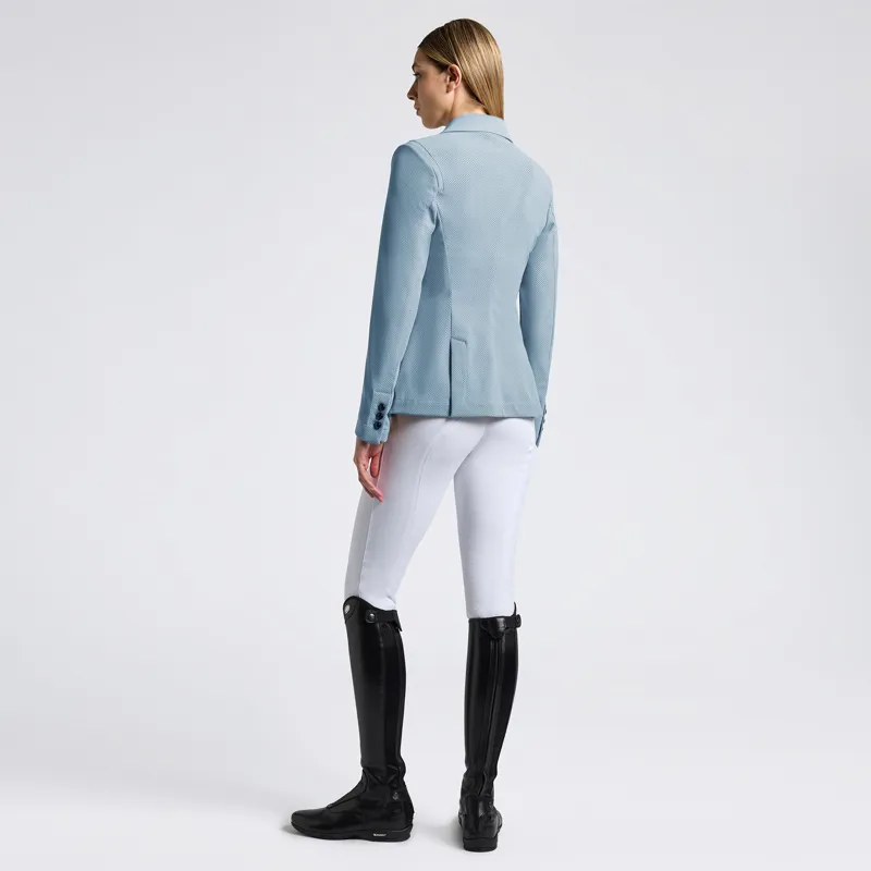 Cavalleria Toscana All Over Perforated Competition Jacket Baby Blue-1