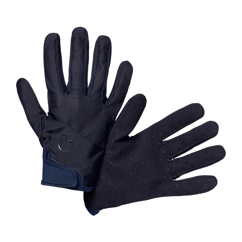 Cavalleria Toscana Mesh Grip Gloves Navy-2