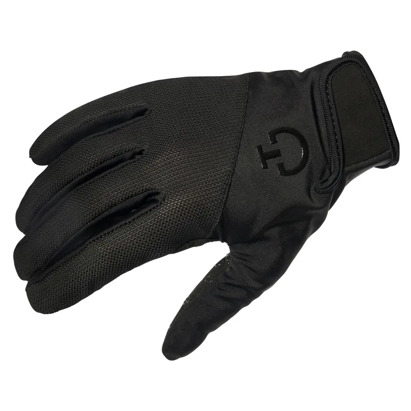 Cavalleria Toscana Mesh Grip Riding Gloves Black-1