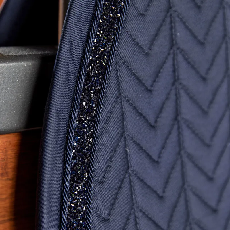 Kentucky Saddle Pad Glitter Stone SJ Navy Pony-1