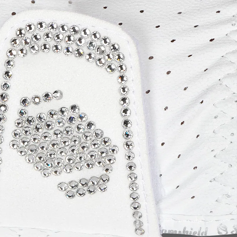 Samshield V-Skin Swarovski Glove White/Silver-1