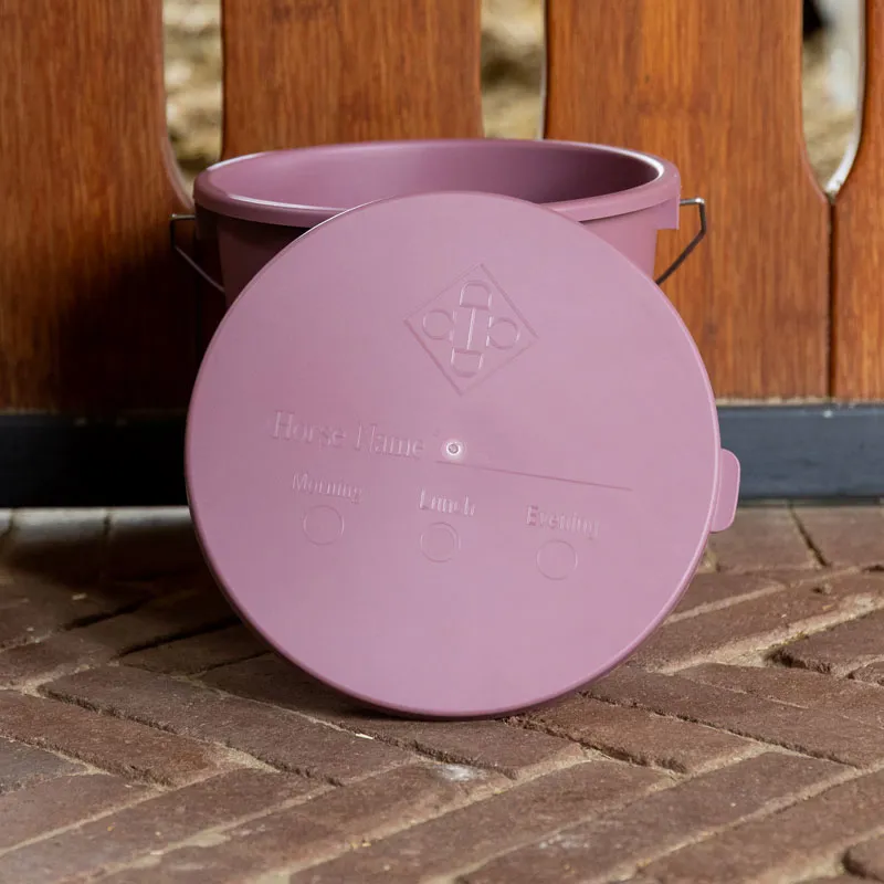 Grooming Deluxe Bucket With Lid 5L - Old Rose