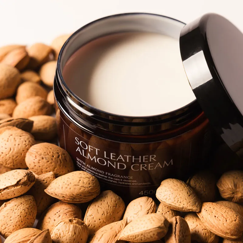 Grooming Deluxe Soft Leather Almond Cream 450ml