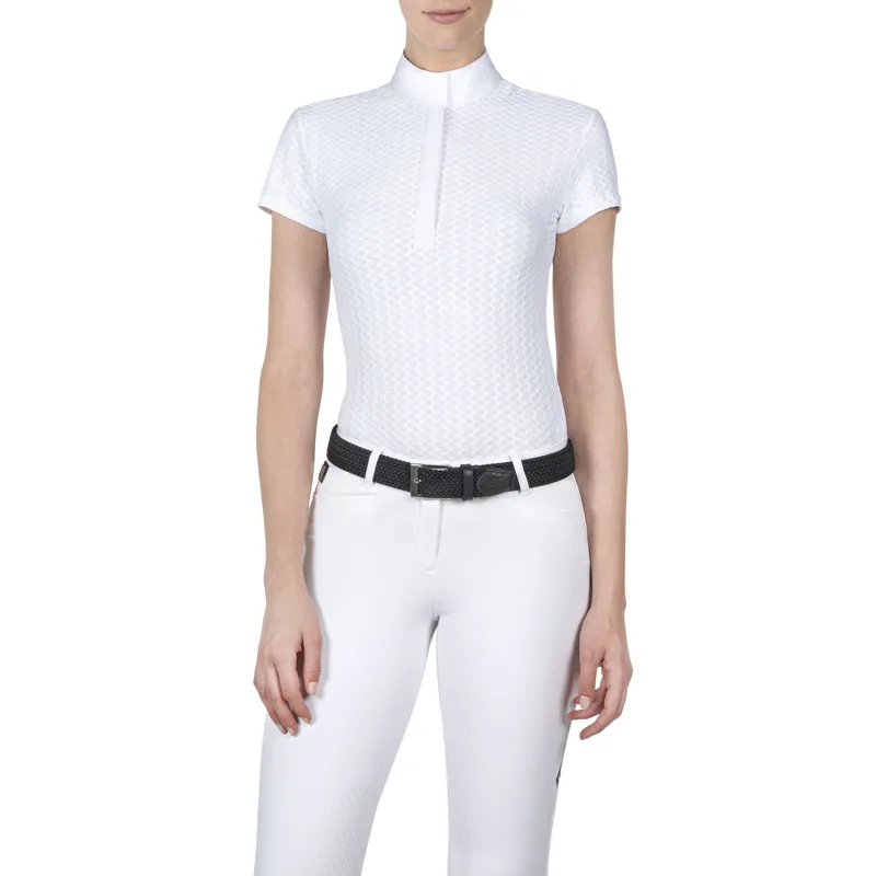 Equiline AmberK Ladies Competition Shirt White