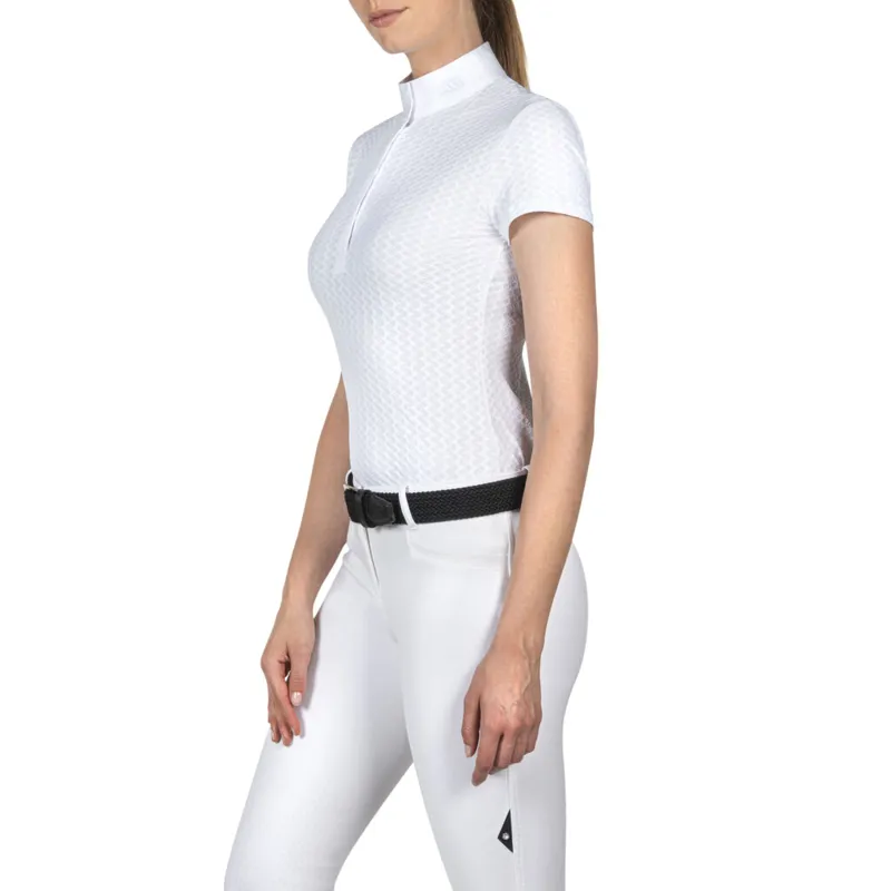 Equiline AmberK Ladies Competition Shirt White-1