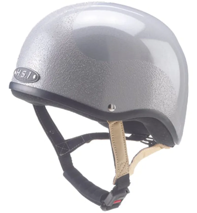 Gatehouse HS1 Vented Jockey Skull Hat Silver