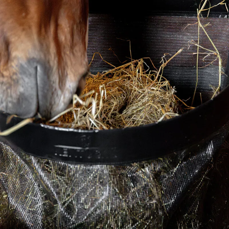 Kentucky Horsewear Hay Bag Straight Medium - Black-1
