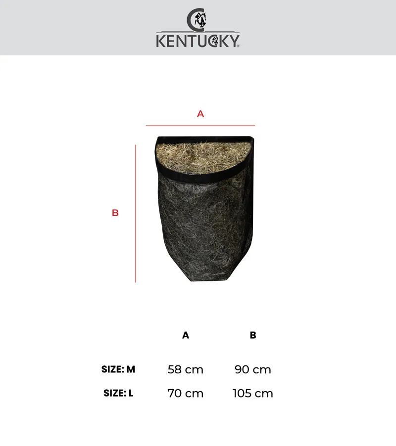 Kentucky Horsewear Corner Hay Bag Medium - Black-2