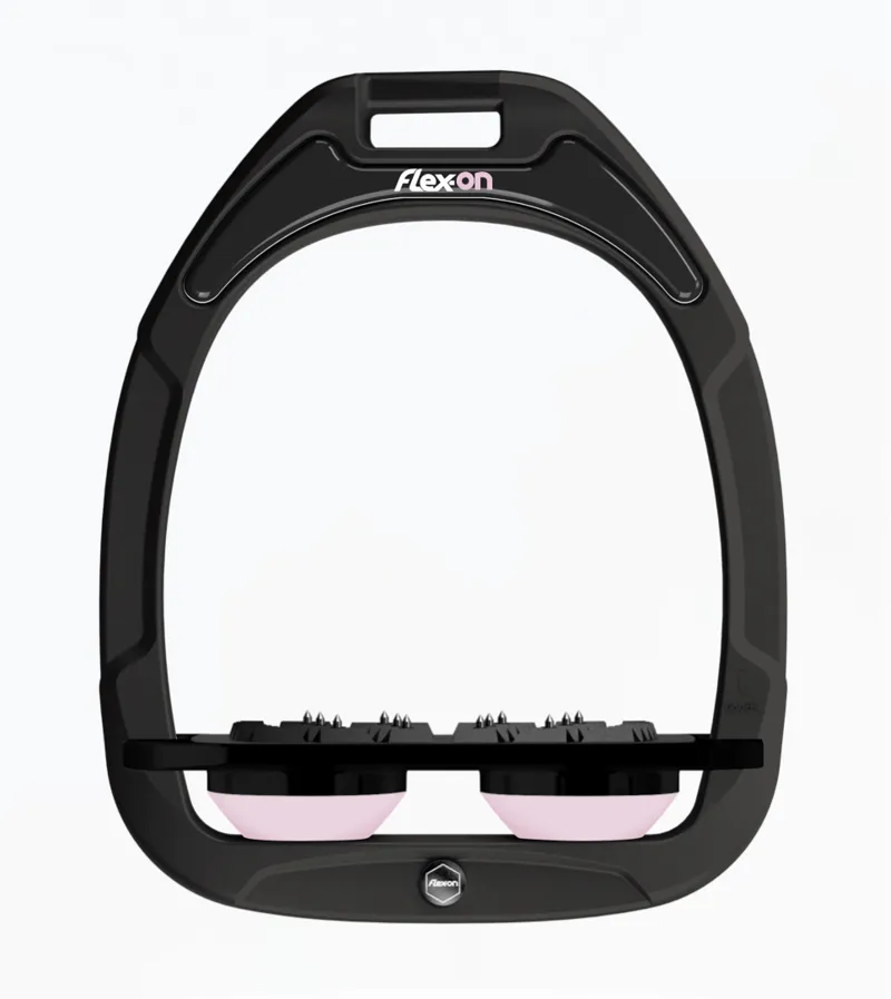 Flex-On GC2 Stirrup Black/Black/Rose Pink