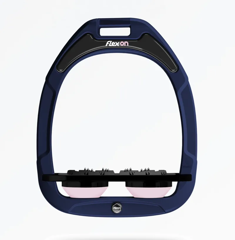 Flex-On GC2 Stirrup Navy Blue/Black/Rose Pink