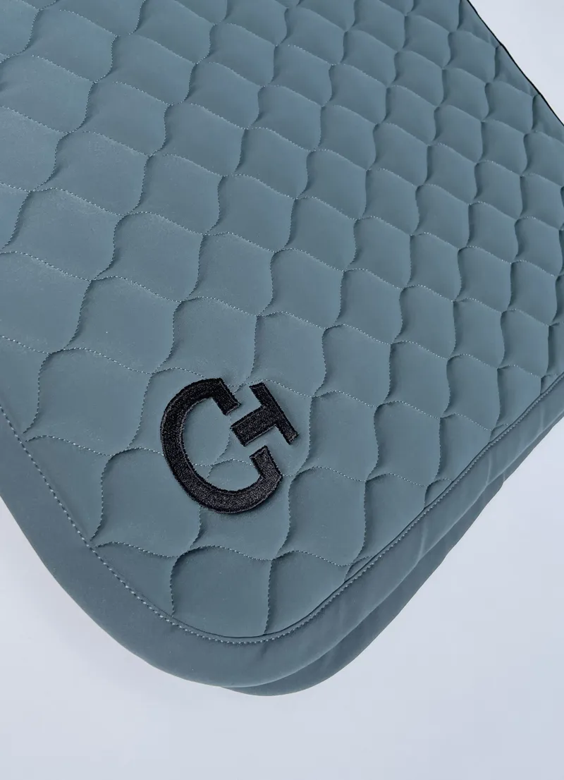 Cavalleria Toscana Circular Saddle Pad Dressage Petroleum-1