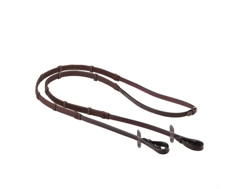 Equipe Rubber Reins Loop Browm