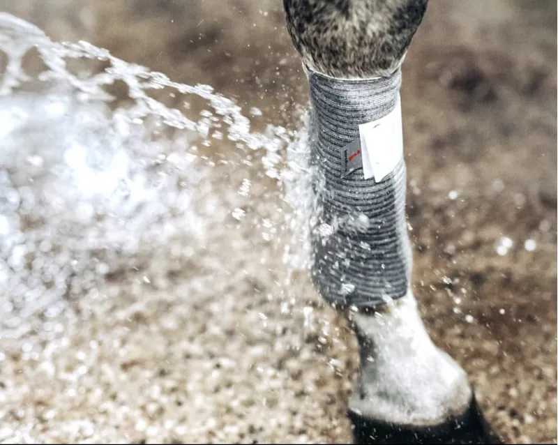 Incrediwear Equine Circulation Exercise Bandages Grey-1