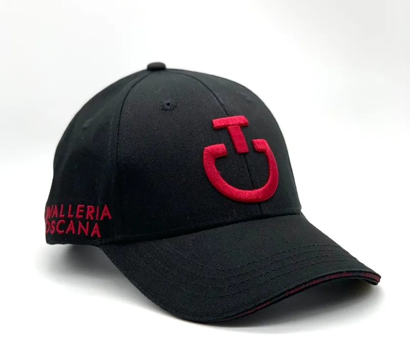 Cavalleria Toscana Cap Black/Red