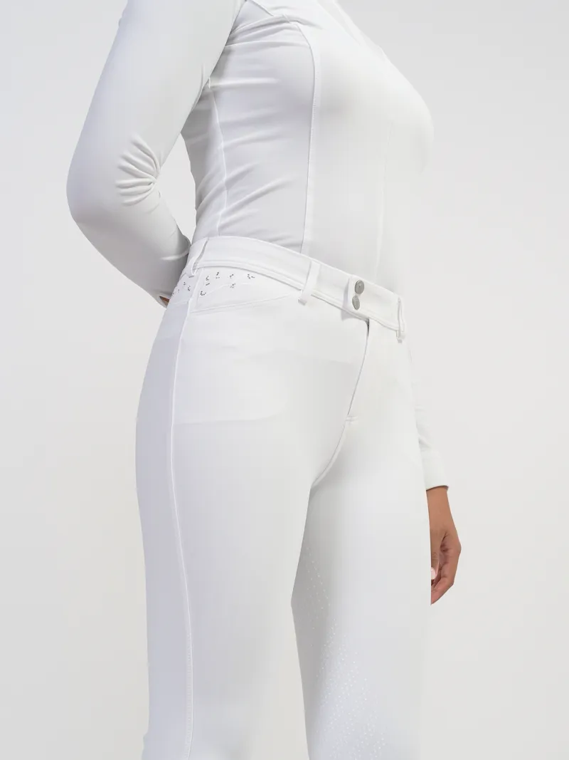 Samshield Jully Crystal Leaf Full Grip Breech White-6