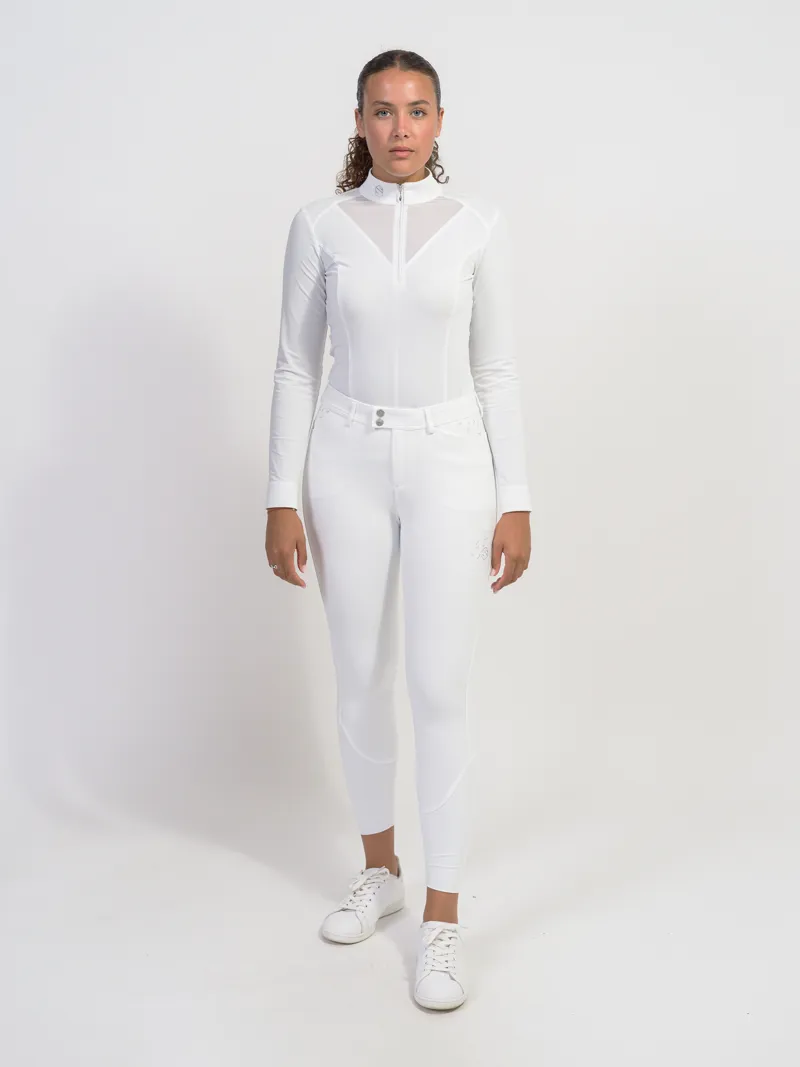 Samshield Jully Crystal Leaf Full Grip Breech White-1