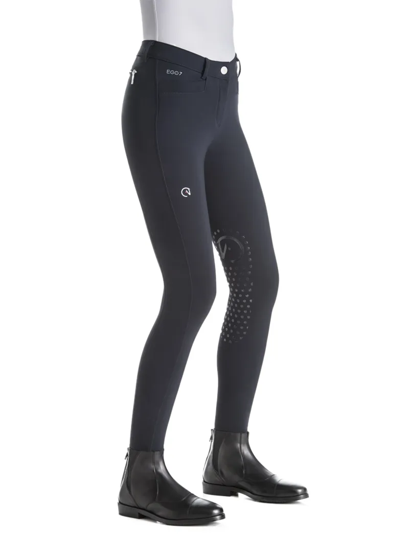 EGO7 EJ Jumping Knee Grip Breeches Ladies - Navy