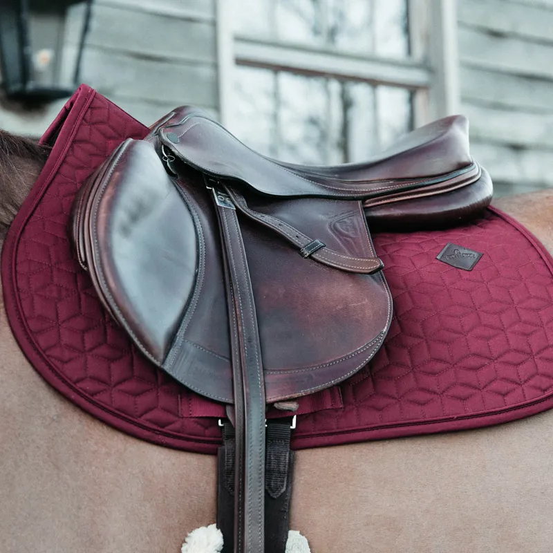 Kentucky Horsewear Saddle Pad Classic SJ Bordeaux