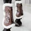Kentucky Horsewear Vegan Sheepskin Tendon Boot Bamboo Shield Elastic Brown
