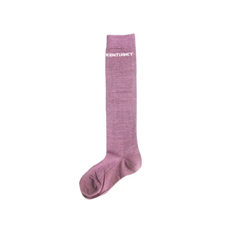 Kentucky Horsewear Glitter Pink 3 Pack Socks-1