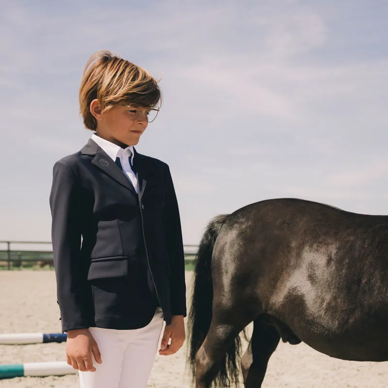 Kentucky Horsewear Lyon Kids Boys Show Jacket Black-2