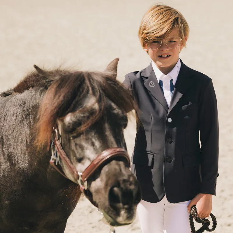 Kentucky Horsewear Lyon Kids Boys Show Jacket Black-1