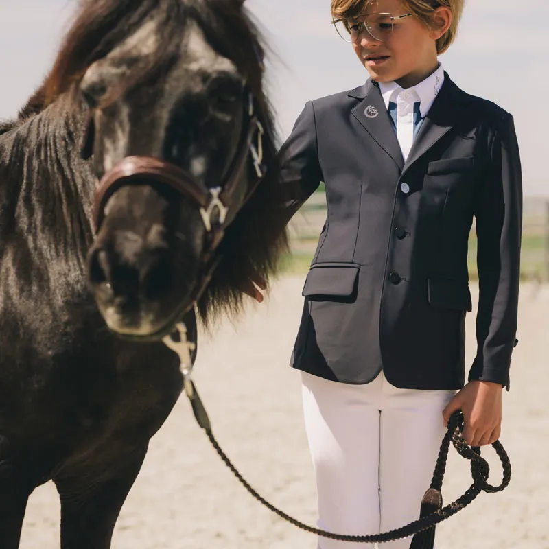 Kentucky Horsewear Lyon Kids Boys Show Jacket Black