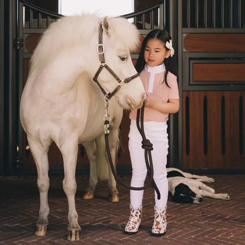 Kentucky Horsewear Miami City Girls Breeches Knee Grip White-1