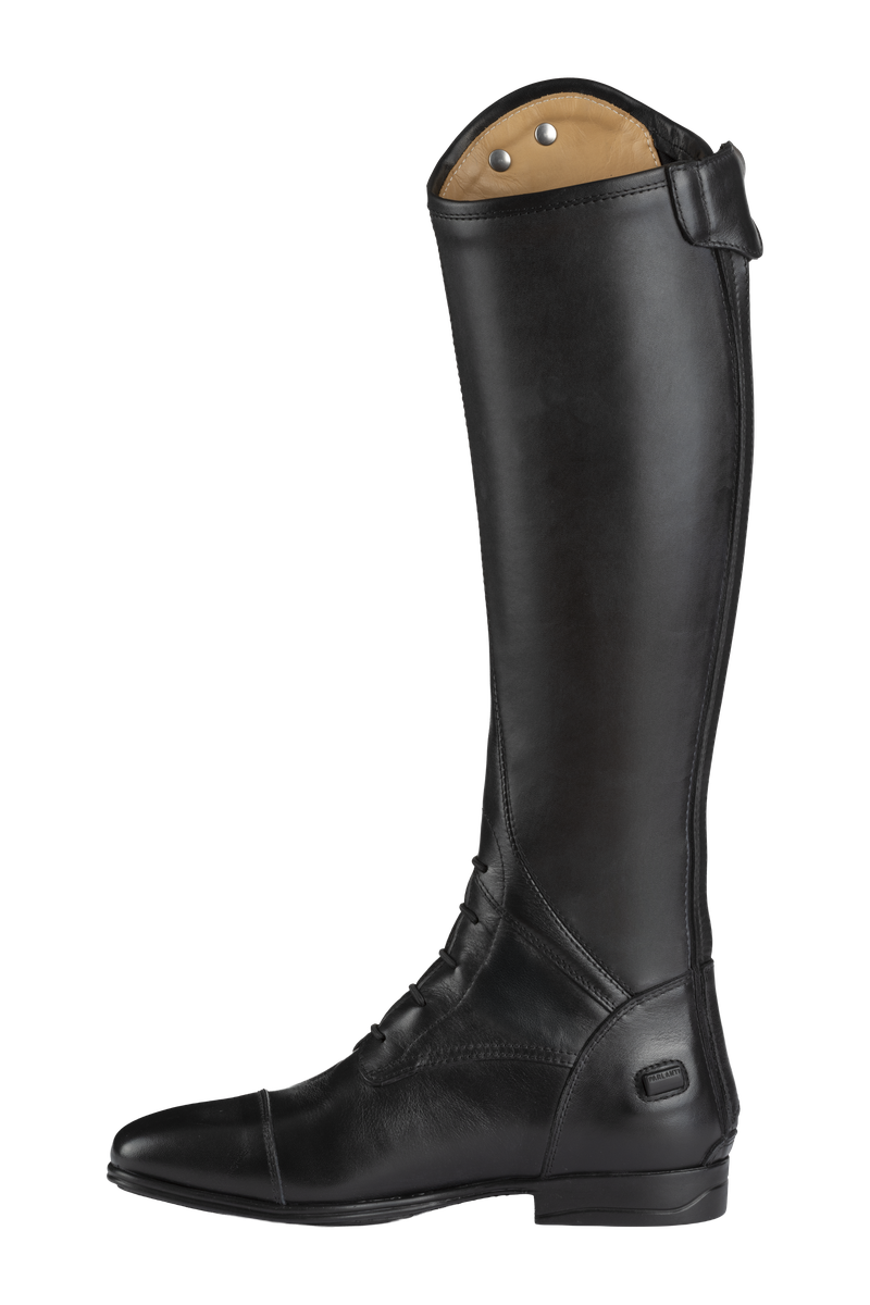 Parlanti Miami Pro Swarovski Line Black Calfskin Riding Boots-1
