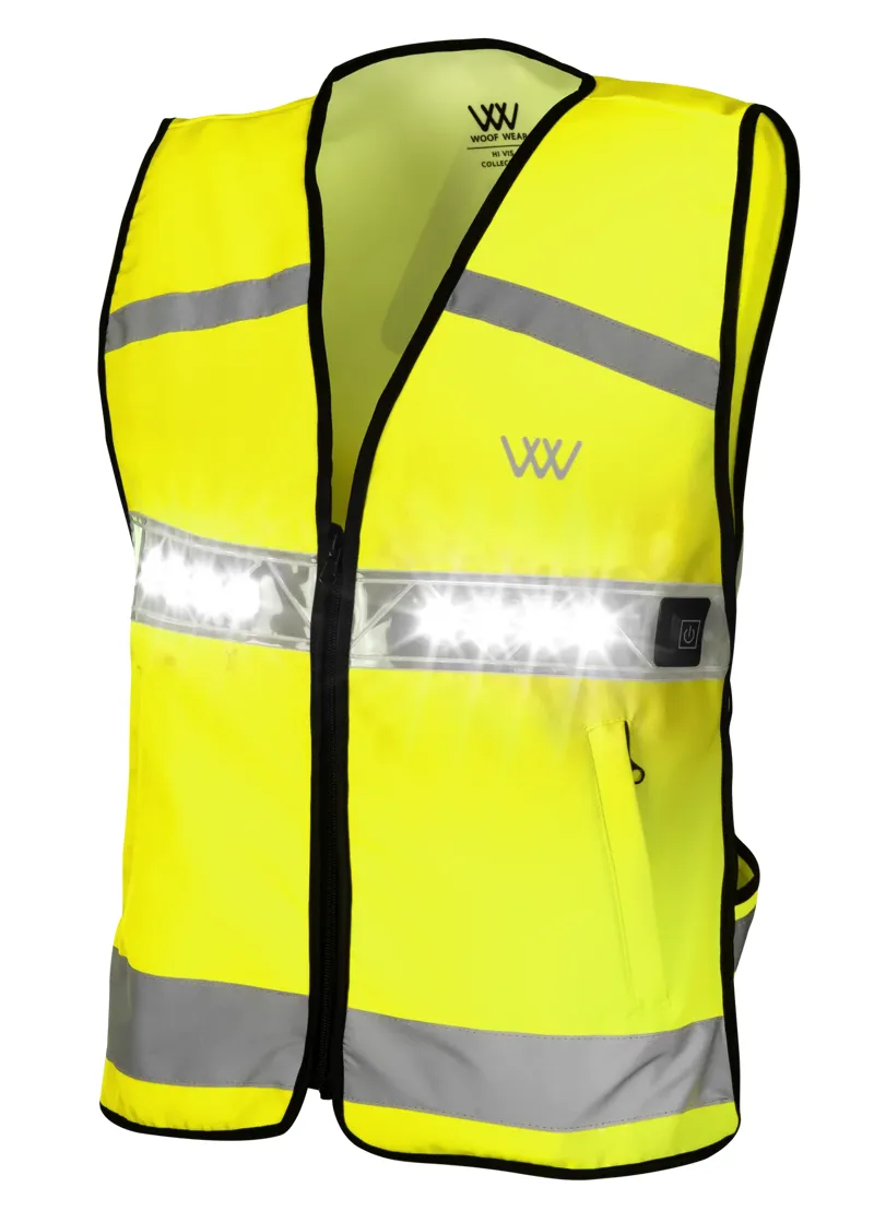 Woof Wear LED Hi Vis Riding Vest - Yellow