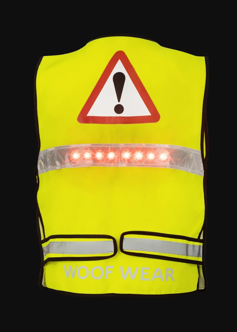 Woof Wear LED Hi Vis Riding Vest - Yellow-1