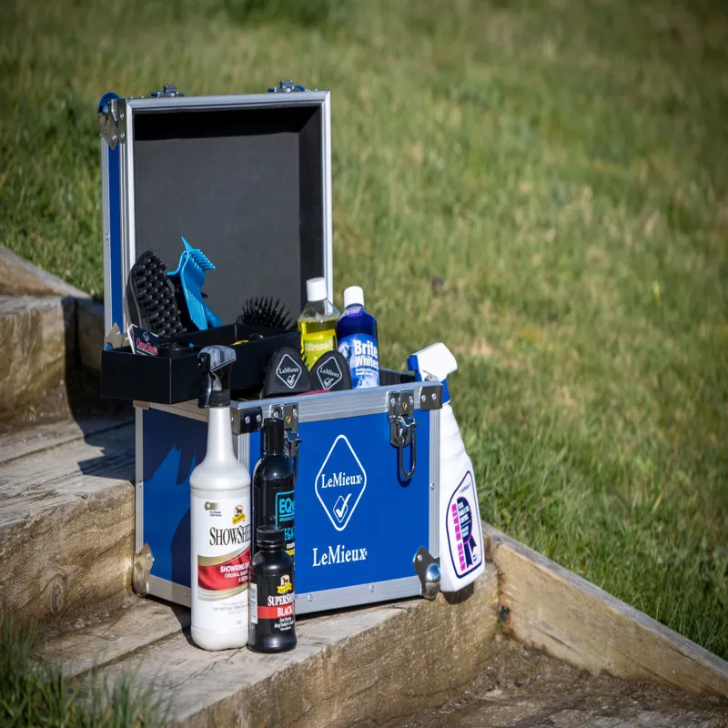 LeMieux Hardshell Grooming Box Navy-1