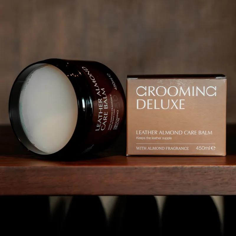 Grooming Deluxe Leather Care Balm Almond 450ml-1