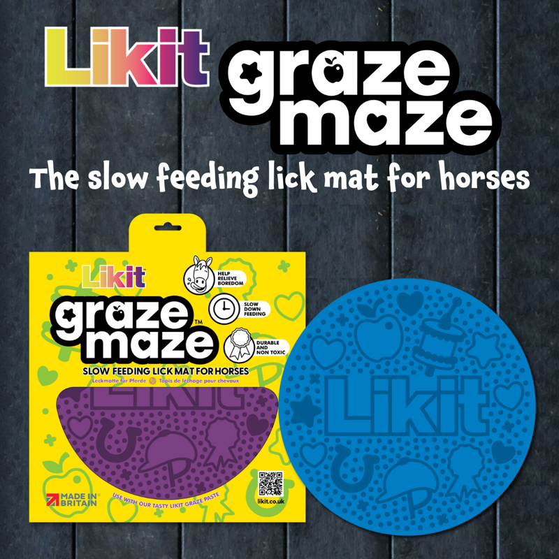 Likit Graze Maze Feeding Mat - Blue-1