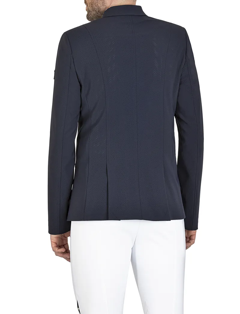 Equiline Mens Competition Jacket Cartek Blue-1