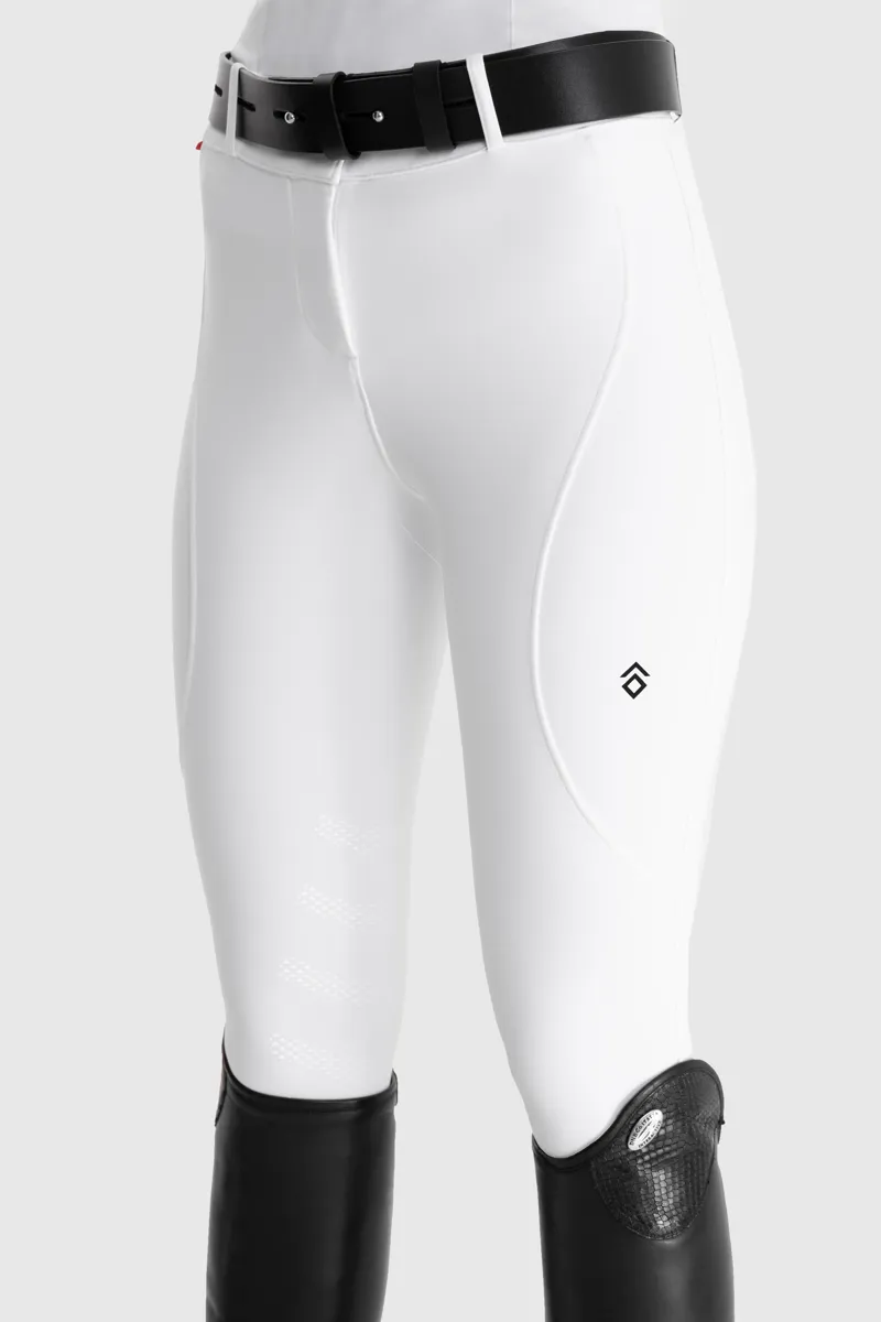 Aztec Diamond White Core Mid-Rise Breeches Full Seat	