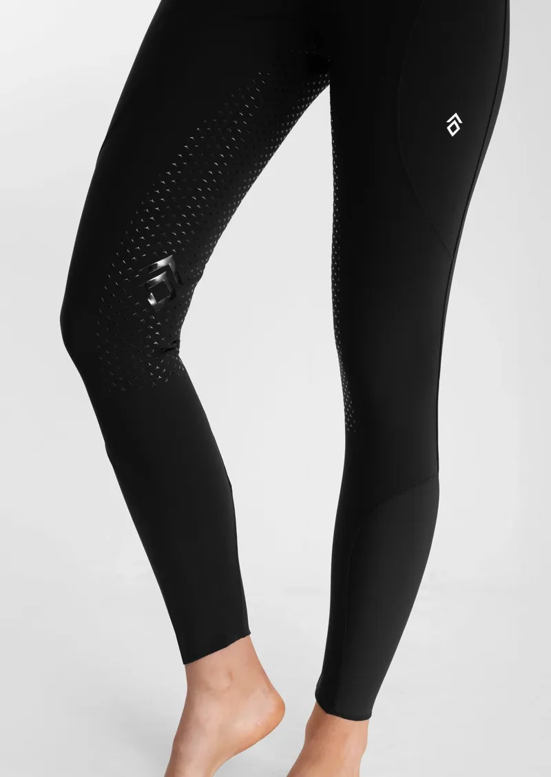 Aztec Diamond Black Core Mid-Rise Breeches Full Seat-4