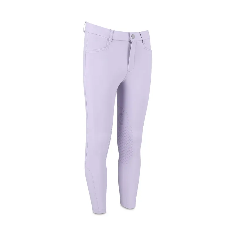 Kentucky Horsewear Miami City Girls Breeches Knee Grip Light Purple