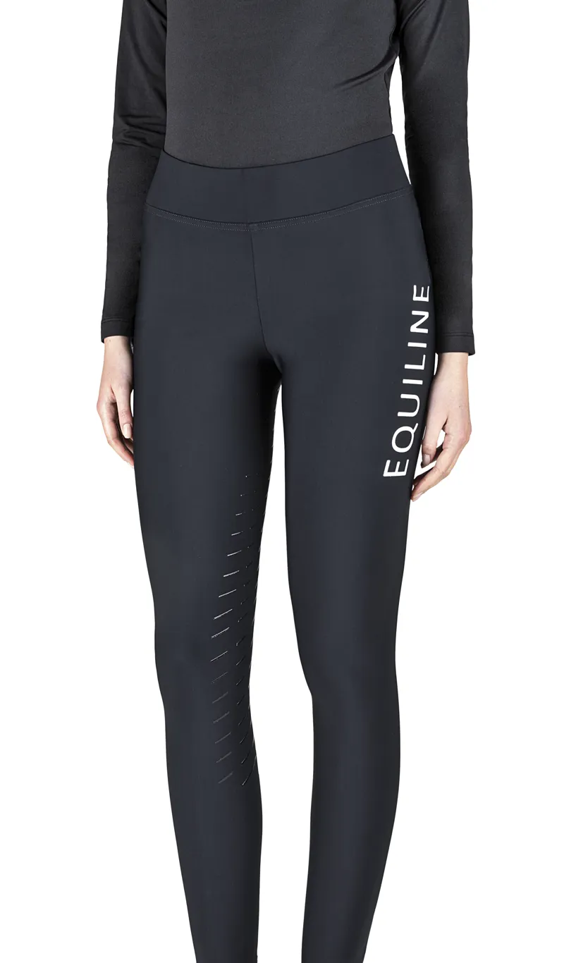 Equiline Riding Leggings Full Grip Chunf Black