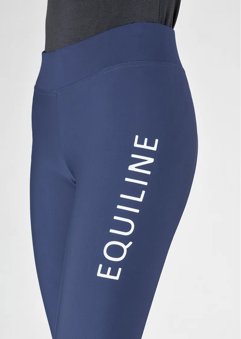 Equiline Riding Leggings Full Grip Chunf Cobalt-1