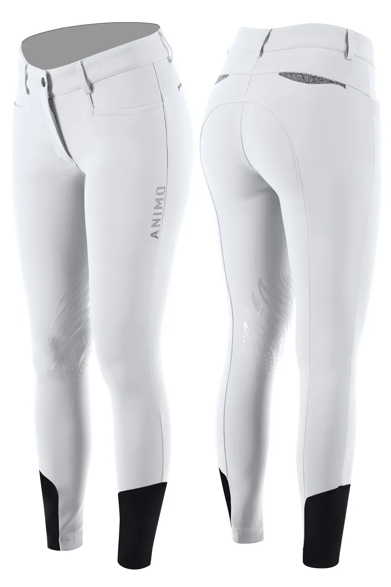 Animo Nalyster Ladies Knee Grip Breech White