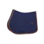 Kentucky Saddle Pad Onion Quilt Neon Leather Jumping Navy