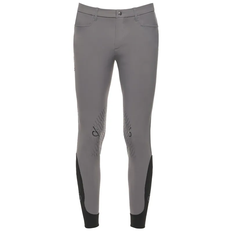 Cavalleria Toscana Team Men Red Stripe Breech Grey-4