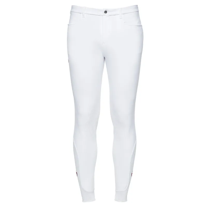 Cavalleria Toscana Team Mens Red Stripe Breech White-2