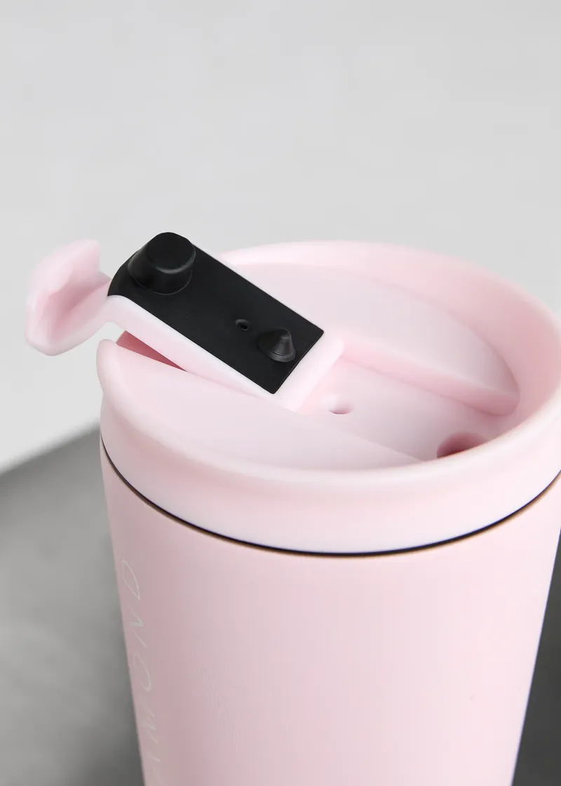 Aztec Diamond Pink Travel Mug-4