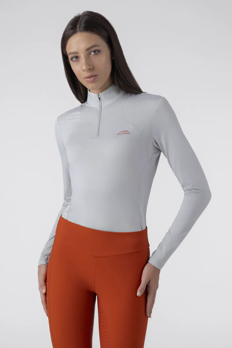 Equiline Ladies Second Skin Shirt Anti UV Estrae - Artic Ice 