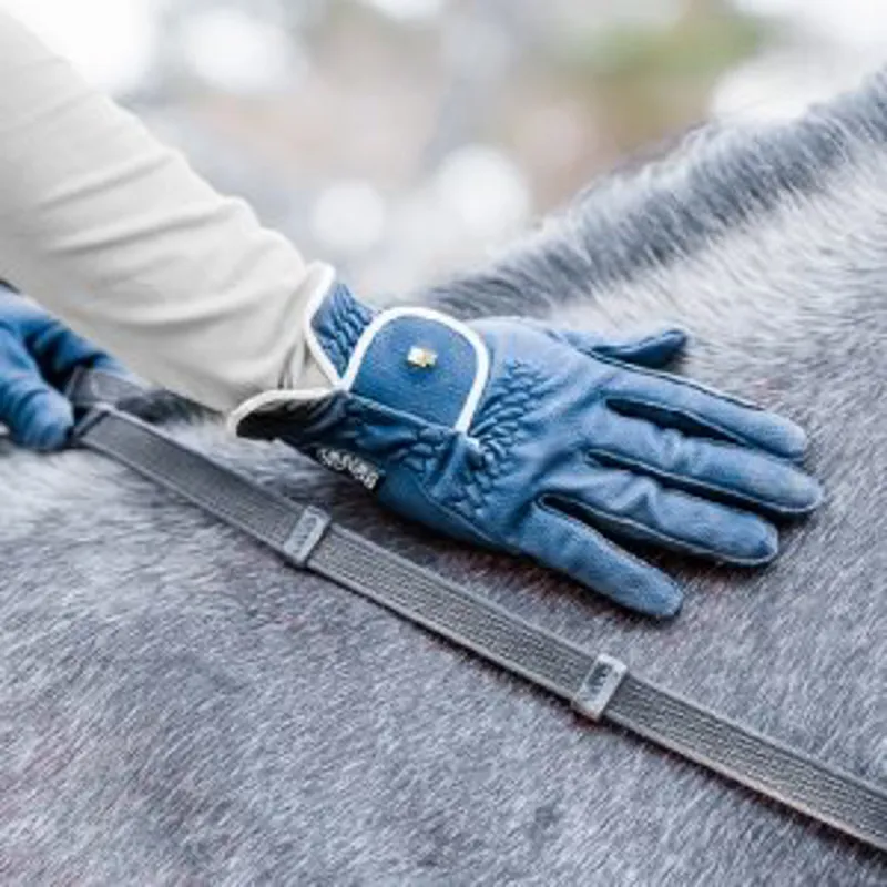 Roeckl Lona Gloves Navy/Silver-1