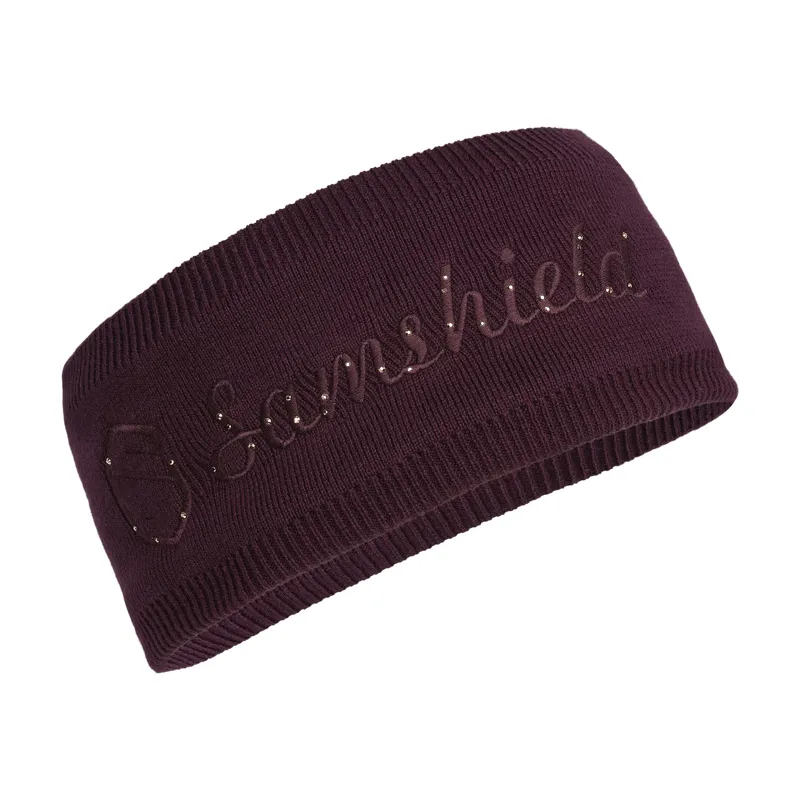 Samshield Amalie Bonnie Headband Aubergine/Rose Gold-1