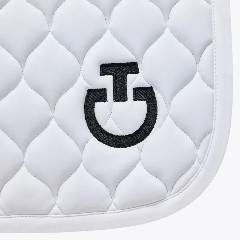 Cavalleria Toscana Circular Saddle Pad Dressage Full White-1