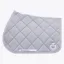 Cavalleria Toscana Diamond Quilted Jersey Show Jump Saddle Pad Light Grey Full